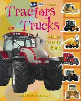 Paperback Lift Stick and Learn Tractors and Trucks Book