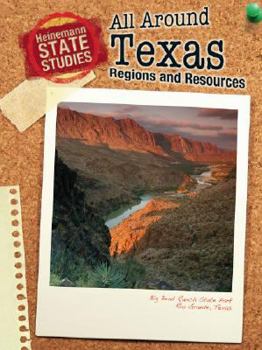 Paperback All Around Texas: Regions and Resources Book