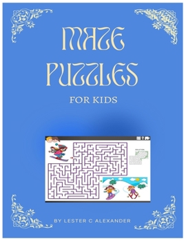 Paperback Maze Puzzles For Kids Book