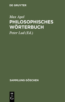 Hardcover Philosophisches Wörterbuch [German] Book