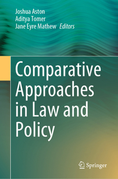 Hardcover Comparative Approaches in Law and Policy Book