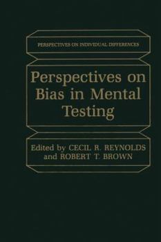 Paperback Perspectives on Bias in Mental Testing Book