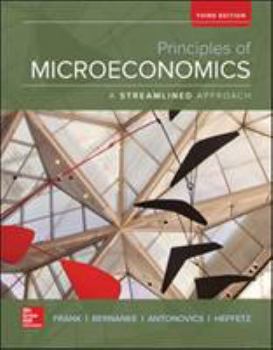 Paperback Principles of Microeconomics, a Streamlined Approach Book