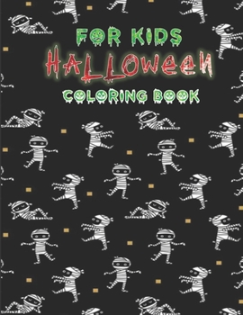 Paperback halloween coloring book for kids: new version official halloween coloring book 100 designs 8.5x11" Book