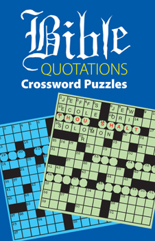 Paperback Bible Quotations Crossword Puzzles Book