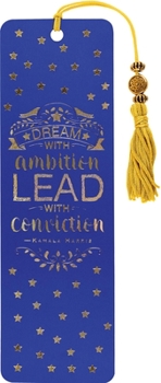 Paperback Dream with Ambition Beaded Bookmark Book