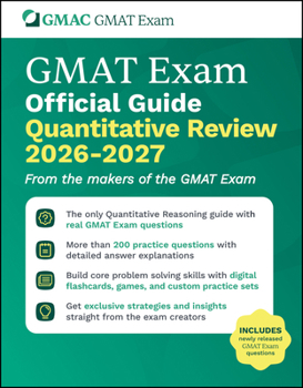 Paperback GMAT Official Guide Quantitative Review 2026 - 2027: Book + Online Question Bank Book