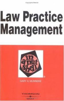Paperback Law Practice Management in a Nutshell Book