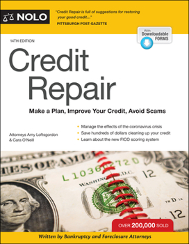 Paperback Credit Repair: Make a Plan, Improve Your Credit, Avoid Scams Book