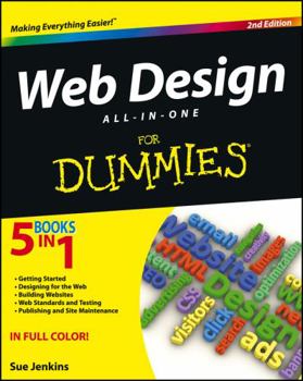 Paperback Web Design All-In-One for Dummies Book