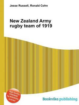 Paperback New Zealand Army Rugby Team of 1919 Book