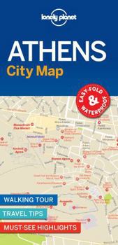 Map Lonely Planet Athens City Map Book