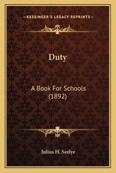 Paperback Duty: A Book For Schools (1892) Book