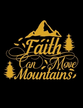 Write the Vision Monthly/Weekly Christian Planner: January 2020 to December 2020_Faith can move mountains - black and yellow