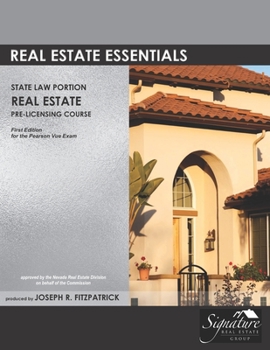 Paperback Real Estate Essentials: Nevada State Law Real Estate Pre-licensing Course Book