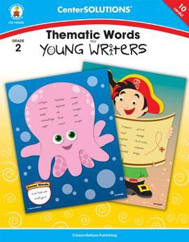 Paperback Thematic Words for Young Writers, Grade 2 Book