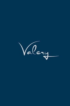 Paperback Valery: notebook with the name on the cover, notebook for notes, Journaling Book