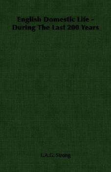 Paperback English Domestic Life - During the Last 200 Years Book