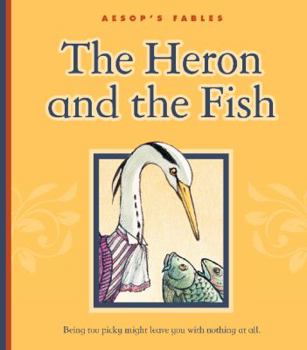 Library Binding The Heron and the Fish Book