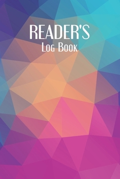 Paperback Reader's Log Book: A Book Lover's Journal, Geometric Design Book