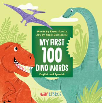 Board book My First 100 Dino Words in English and Spanish Book