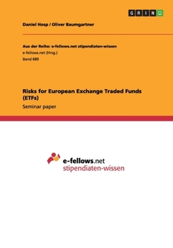 Cover for "Risks for European Exchange Traded Funds (ETFs)"