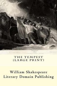 Paperback The Tempest (Large Print) [Large Print] Book