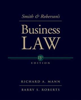 Hardcover Smith and Roberson’s Business Law Book