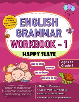 Paperback English Grammar Workbook - 1: English Workbook for Grammar, Punctuation and Spelling Practice Book