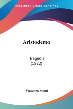 Paperback Aristodemo: Tragedia (1822) Book