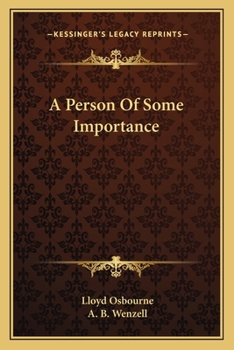 Paperback A Person Of Some Importance Book