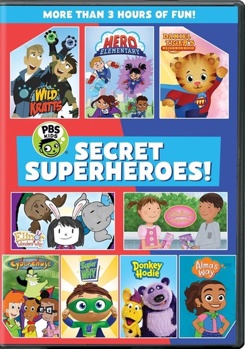 DVD PBS Kids: Secret Superheroes! Book