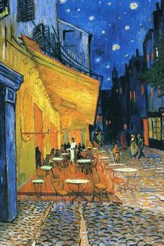 Paperback Café Terrace at Night by Vincent van Gogh Journal Book