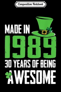 Paperback Composition Notebook: St Patricks Day Vintage 1944 75th Birthday Irish Gif Journal/Notebook Blank Lined Ruled 6x9 100 Pages Book