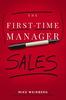 Paperback The First-Time Manager: Sales Book