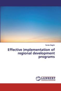 Paperback Effective implementation of regional development programs Book