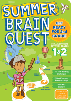 Paperback Summer Brain Quest: Between Grades 1 & 2 Book