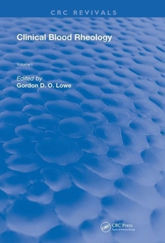 Paperback Clinical Blood Rheology: Volume 1 Book