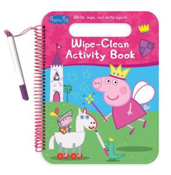 Paperback Peppa Pig Wipe-clean Activity Book: Write, Wipe, and Write Again! Book
