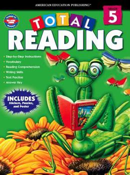 Paperback Total Reading, Grade 5 [With Stickers and Poster and Puzzles] Book