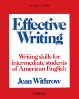 Paperback Effective Writing Book