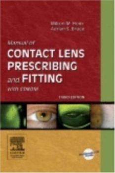 Paperback Manual of Contact Lens Prescribing and Fitting [With CDROM] Book