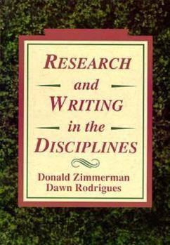 Paperback Research and Writing in the Disciplines Book
