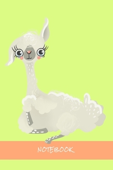 Notebook: Sweet Llama - Journal for writing I Composition Book I Blank paper with integrated page numbers l Narrow Ruled I Diary  I 120 Pages I "6x9" I A5 I Soft Cover