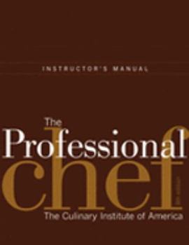 Paperback The Professional Chef - Instructor's Manual (8th edition) Book