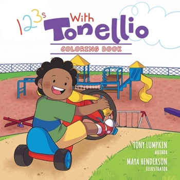 Paperback 123s With Tonellio Coloring Book
