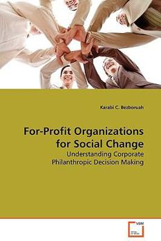 Paperback For-Profit Organizations For Social Change Book
