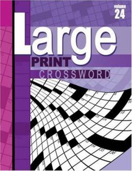 Paperback Large Print Crossword Puzzle Book [Large Print] Book