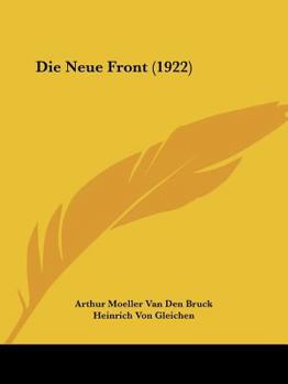 Paperback Die Neue Front (1922) [German] Book