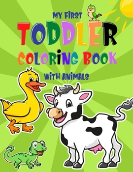 Paperback Toddler Coloring Book With Animals: Colorful Critters Book